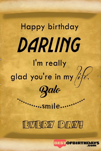 Balo happy birthday love darling babu janu sona babby