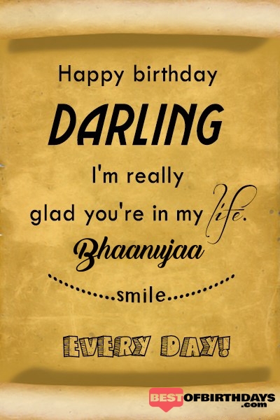 Bhaanujaa happy birthday love darling babu janu sona babby