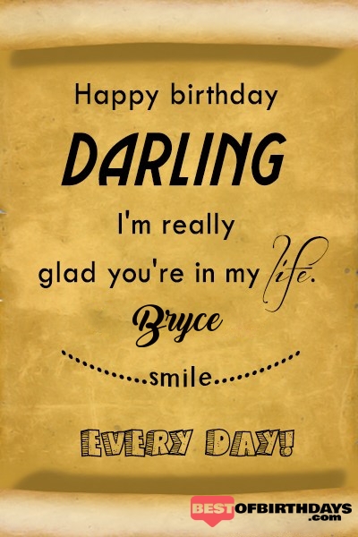 Bryce happy birthday love darling babu janu sona babby