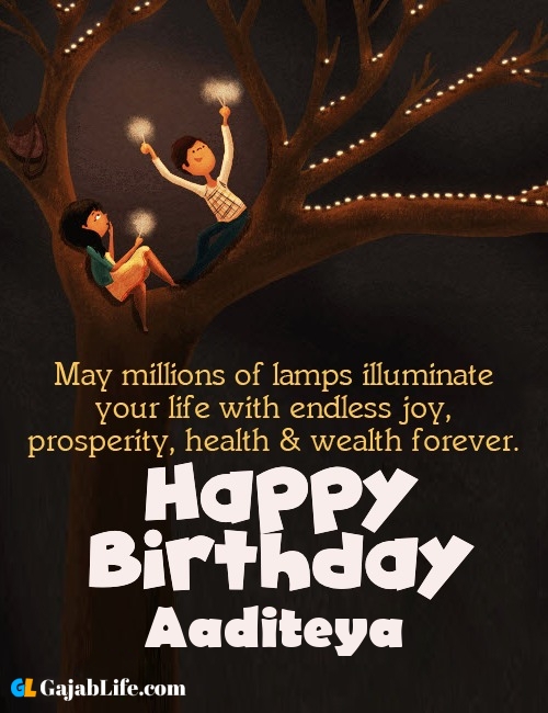 Aaditeya create happy birthday wishes image with name