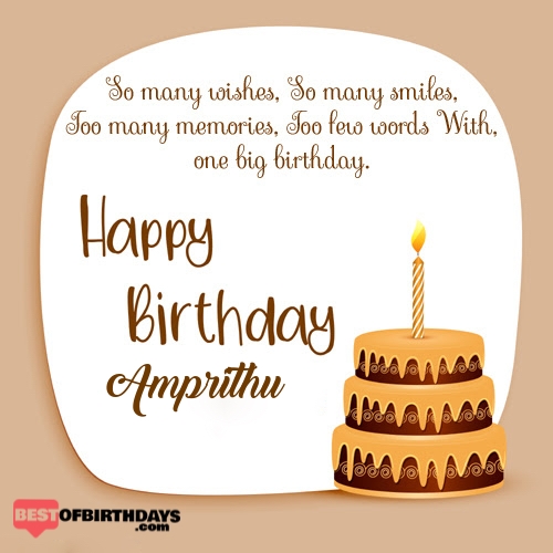 Create happy birthday amprithu card online free