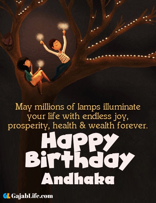 Andhaka create happy birthday wishes image with name