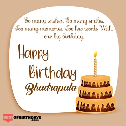 Create happy birthday bhadrapala card online free