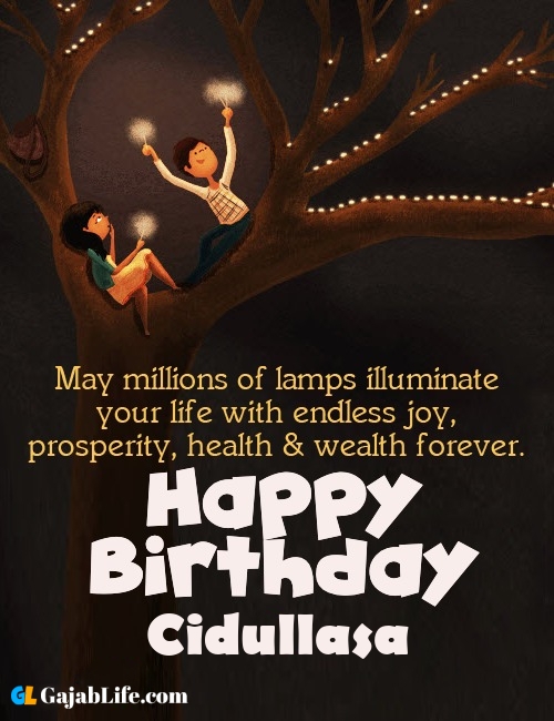 Cidullasa create happy birthday wishes image with name