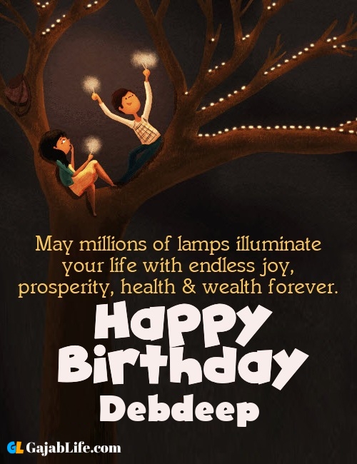 Debdeep create happy birthday wishes image with name