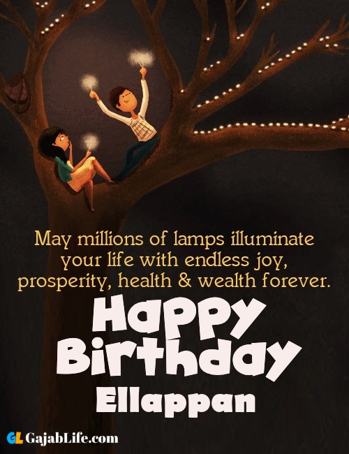 Ellappan create happy birthday wishes image with name