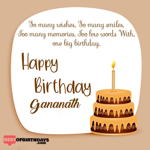 Create happy birthday gananath card online free