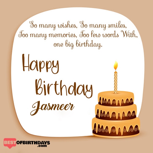 Create happy birthday jasmeer card online free