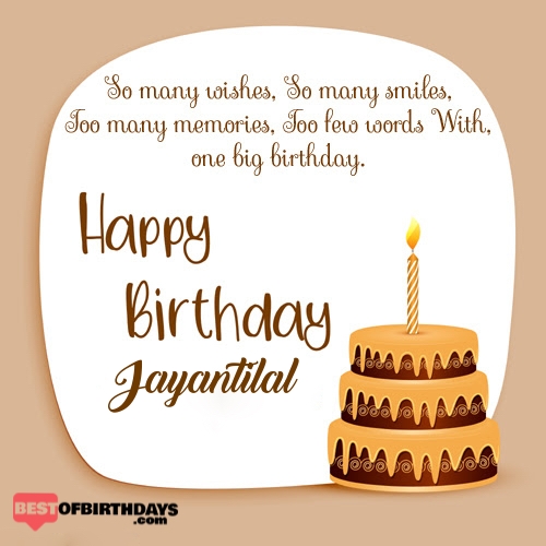 Create happy birthday jayantilal card online free