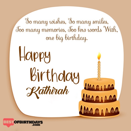Create happy birthday kathirah card online free