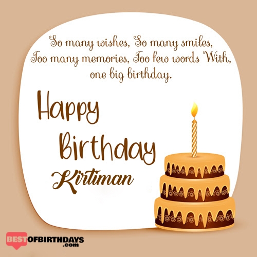 Create happy birthday kirtiman card online free