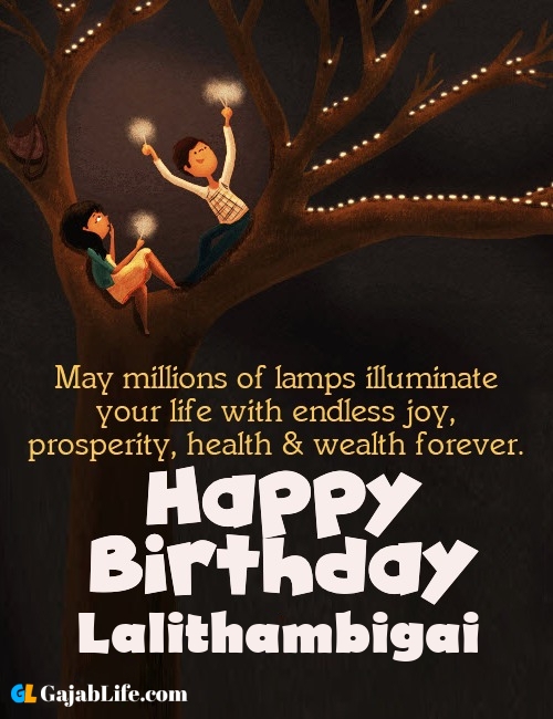 Lalithambigai create happy birthday wishes image with name