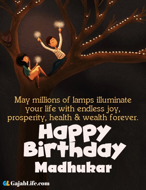 Madhukar create happy birthday wishes image with name