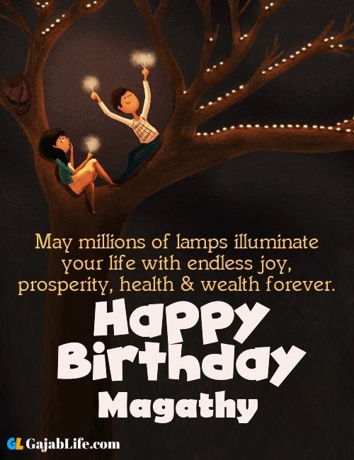 Magathy create happy birthday wishes image with name