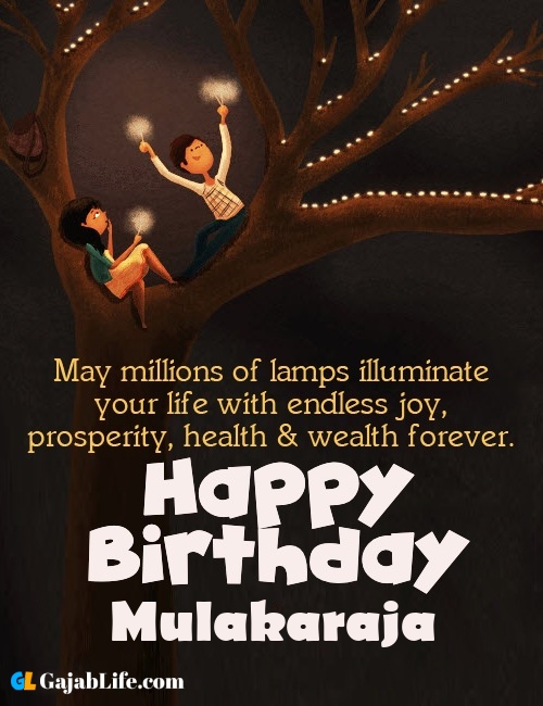 Mulakaraja create happy birthday wishes image with name