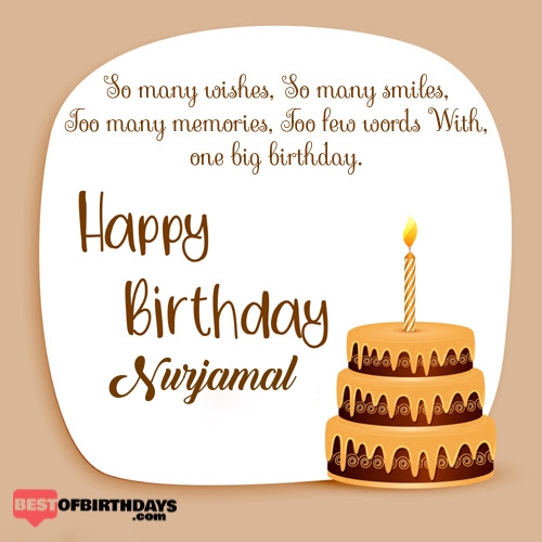 Create happy birthday nurjamal card online free