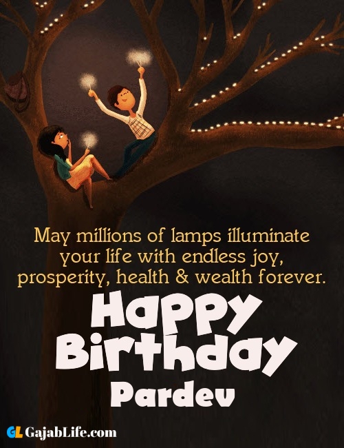Pardev create happy birthday wishes image with name