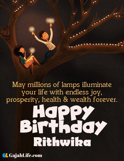 Rithwika create happy birthday wishes image with name