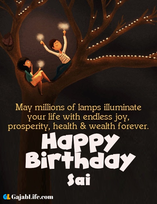 Sai create happy birthday wishes image with name