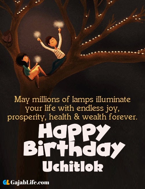 Uchitlok create happy birthday wishes image with name