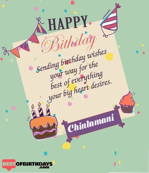 Chintamani fill the gap between loved ones