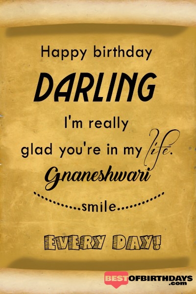 Gnaneshwari happy birthday love darling babu janu sona babby