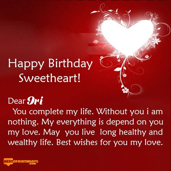 Iri happy birthday my sweetheart baby