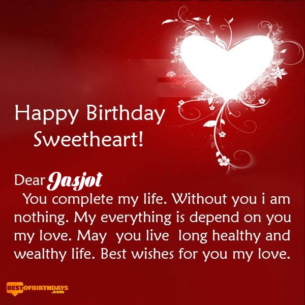 Jasjot happy birthday my sweetheart baby