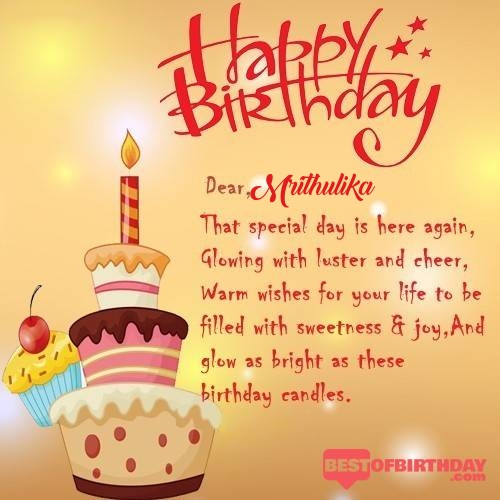 Mrithulika birthday wishes quotes image photo pic