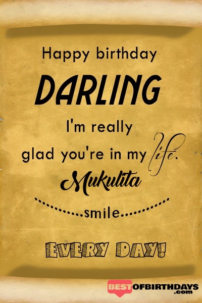 Mukulita happy birthday love darling babu janu sona babby