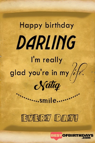 Natiq happy birthday love darling babu janu sona babby