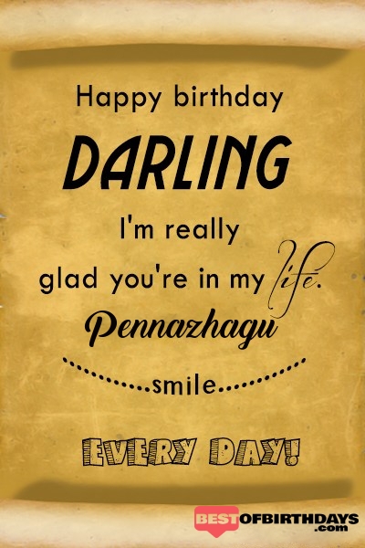 Pennazhagu happy birthday love darling babu janu sona babby