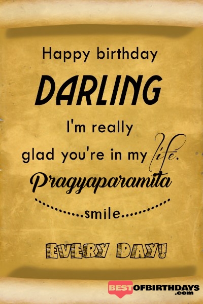 Pragyaparamita happy birthday love darling babu janu sona babby