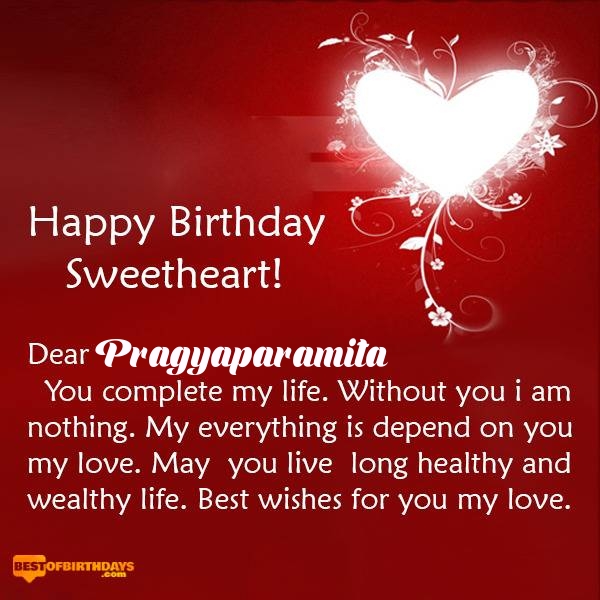Pragyaparamita happy birthday my sweetheart baby
