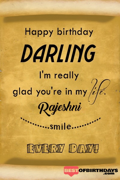 Rajeshni happy birthday love darling babu janu sona babby
