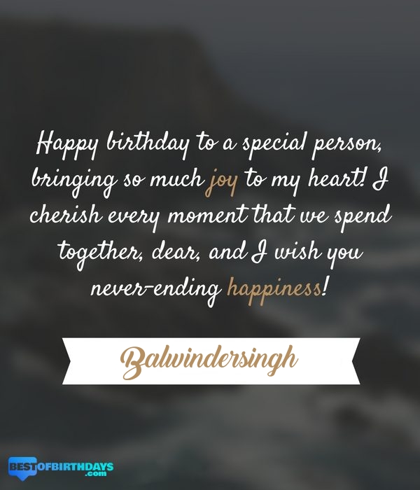 Balwindersingh romantic happy birthday love wish quate message image picture