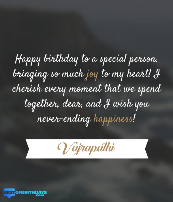 Vajrapathi romantic happy birthday love wish quate message image picture