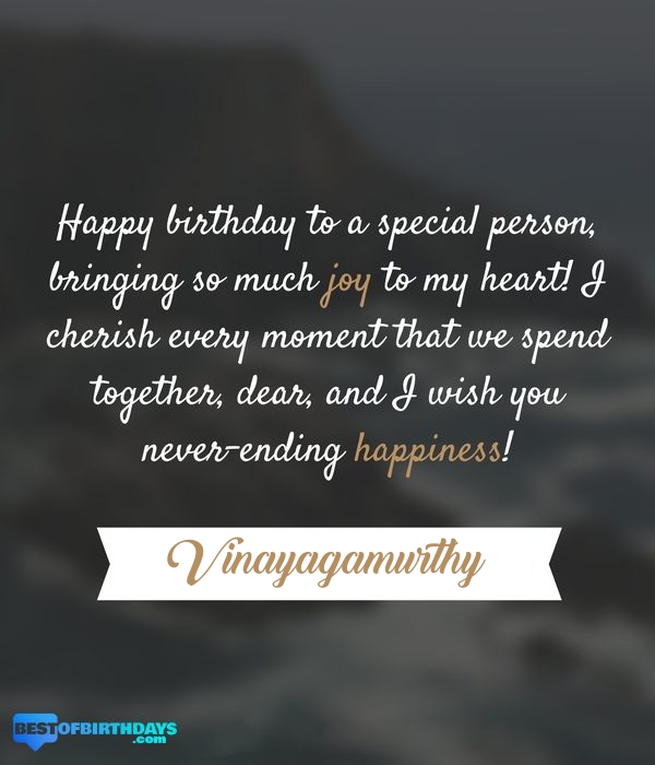 Vinayagamurthy romantic happy birthday love wish quate message image picture