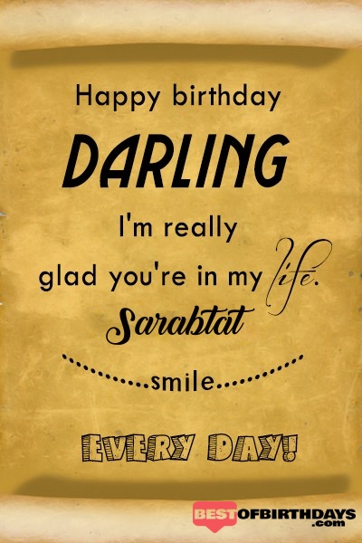 Sarabtat happy birthday love darling babu janu sona babby